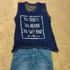 Princess / Dreamer / Sweetheart Graphic Sleeveless Tee